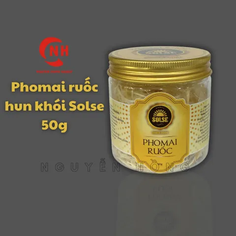 Phô mai hun khói ruốc Solse 50g phomai Nga