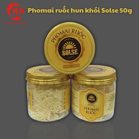 Phô mai hun khói ruốc Solse 50g phomai Nga