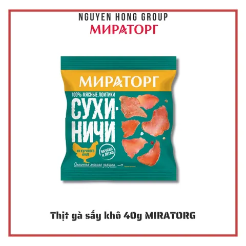 Thịt gà sấy khô Nga 40g Miratorg