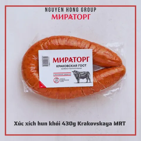 Xúc xích hun khói 430g Krakovskaya Miratorg