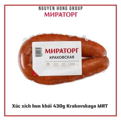 Xúc xích hun khói 430g Krakovskaya Miratorg