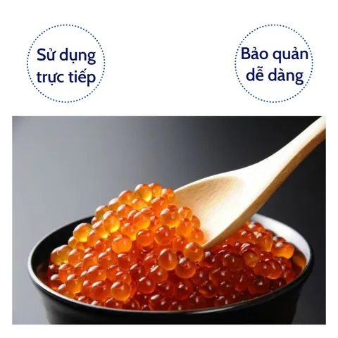 Trứng cá đỏ muối đặc biệt Tsar nhập khẩu chính hãng Nga giàu dinh dưỡng sử dụng trực tiếp hộp 220g