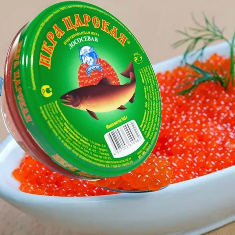 Trứng cá Hồi đỏ nhập khẩu chính hãng từ Nga giàu dinh dưỡng hộp 105g