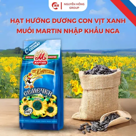 Hướng dương con vịt xanh 100g, 300g, hướng dương nhập khẩu Nga, Nguyễn Hồng