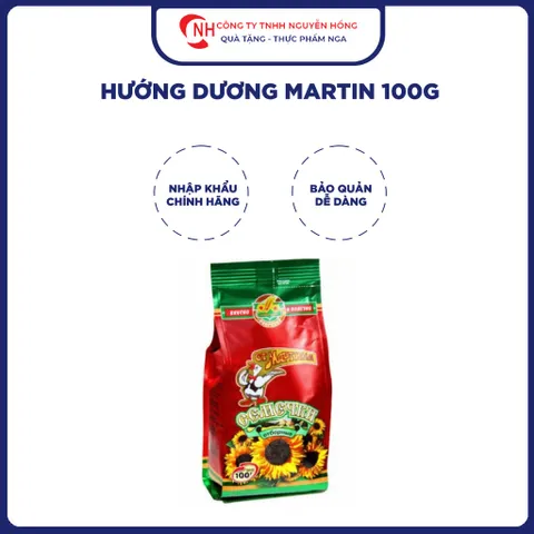 Hạt hướng dương nhập khẩu Nga hiệu Martin thơm ngon chắc mẩy gói (100g-200gr) - Nguyễn Hồng Official