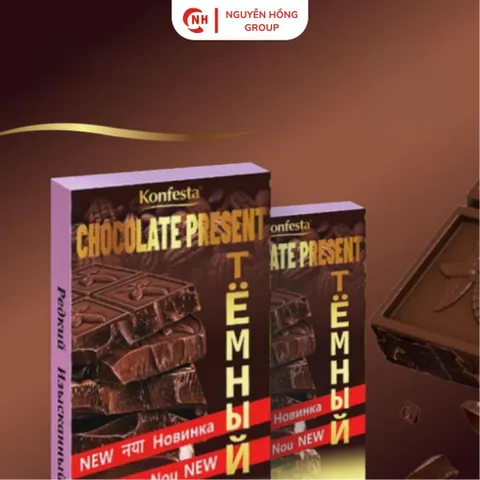 Socola đen 45% cacao 180g Konfesta Nhập Khẩu Nga