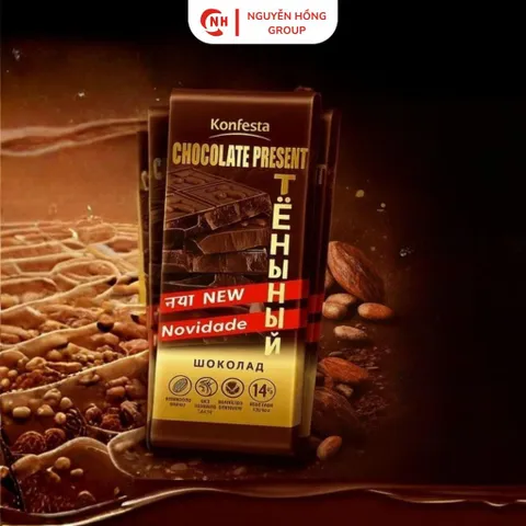 Socola đen 45% cacao 180g Konfesta Nhập Khẩu Nga