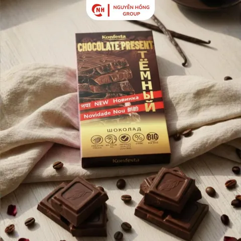 Socola đen 45% cacao 180g Konfesta Nhập Khẩu Nga