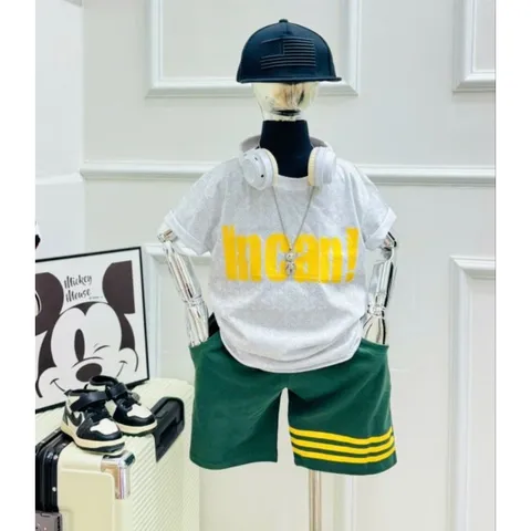 10-54kg H2 Đồ Bộ Bé Trai Size Đại, Sét Quần Áo Bé Trai Vải Thun Cotton in Hoạt Hình Hot Trend siêu đẹp
