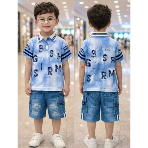 11-45kg A528 Đồ bộ cho bé trai, bộ polo bé trai thun lạnh in 3D siêu đẹp cho bé trai size đại