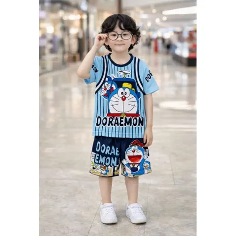 11-45kg A668 BỘ THUN LẠNH 3D BÉ TRAI SIÊU CƯNG- ĐỒ BỘ TRẺ EM