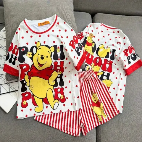 [H14] 13-49kg Đồ Bộ Bé Gái Thun Lạnh Họa Tiết Hoạt Hình - Mẫu Xinh, Dễ Thương, Năng Động