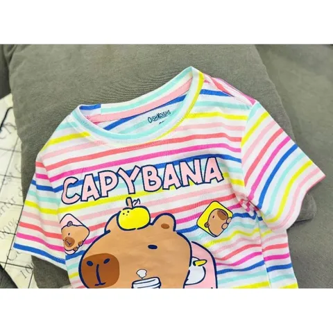 Đồ Bộ Bé Gái Size Đại 11-40kg, Bộ Đùi Bé Gái Vải Thun Cotton in Hoạt Hình Hot Trend mềm mịn mát