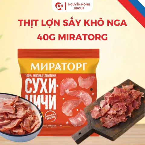 Thịt lợn sấy khô Nga 40g Miratorg
