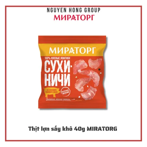 Thịt lợn sấy khô Nga 40g Miratorg