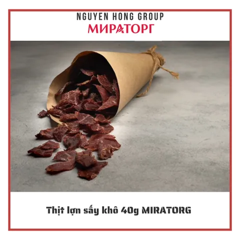 Thịt lợn sấy khô Nga 40g Miratorg