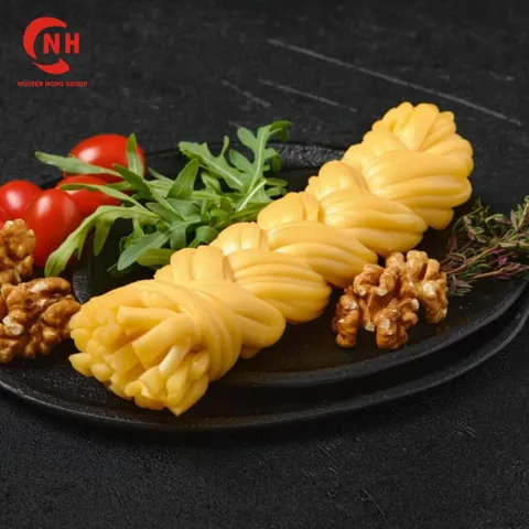 Phô mai dây xé sợi xông khói Mặn SOLSE Nga phômai hunkhói phô mai dây  hun khói phô mai