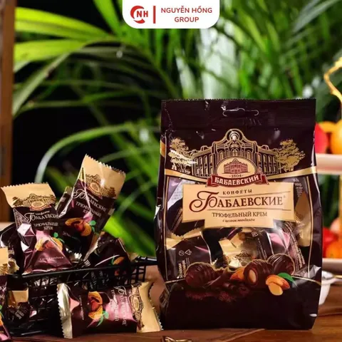 kẹo socola lâu đài xoắn 200g nhập khẩu Nga snack chocolate thơm ngon ăn vặt