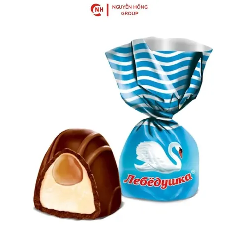 Kẹo socola mềm lebedushka nhân kem bơ nhập khẩu Nga snack chocolate thơm ngon ăn vặt