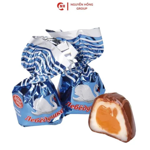 Kẹo socola mềm lebedushka nhân kem bơ nhập khẩu Nga snack chocolate thơm ngon ăn vặt