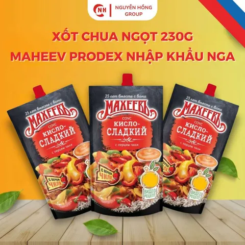 Xốt chua ngọt 230g Maheev Prodex nhập khẩu Nga chính hãng