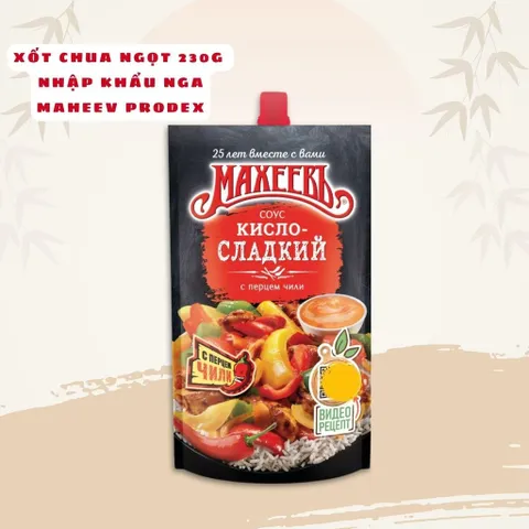 Xốt chua ngọt 230g Maheev Prodex nhập khẩu Nga chính hãng