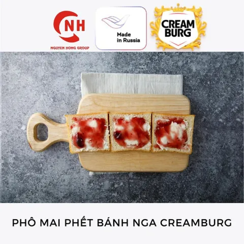 Phô mai phết bánh Creamburg Viola 190g nhập khẩu Nga phomai cheese