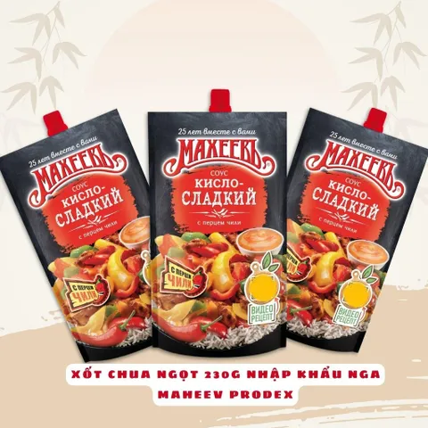 Xốt chua ngọt 230g Maheev Prodex nhập khẩu Nga chính hãng