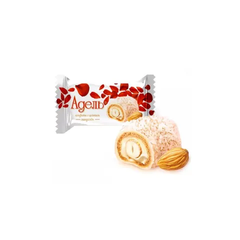 Kẹo Chocolate phủ dừa Nga gói 215g Adelle Akkond  nhập khẩu thơm ngon