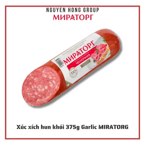 Xúc xích hun khói 375g Garlic Miratorg