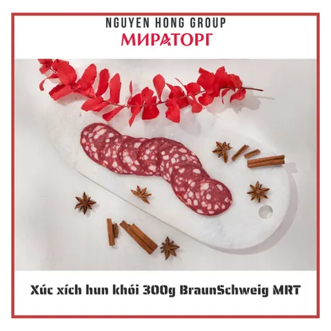 Xúc xích hun khói 300g BraunSchweig Miratorg