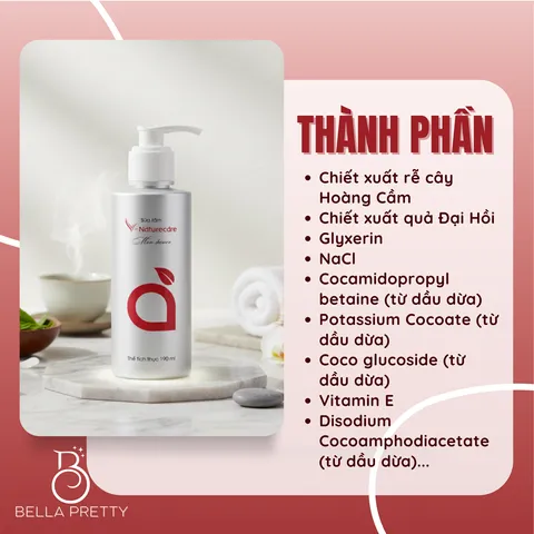 Sữa tắm nam Vnaturecare Men Shower 190ml làm sạch sâu, khử mùi cơ thể lưu hương nam tính - Organic