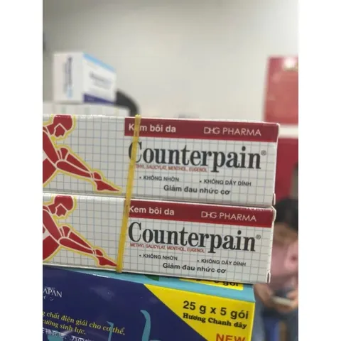 [HÀNG CHÍNH HÃNG] Dầu Xoa Bóp Counterpain Giúp Giảm Đau Khớp, Các Vết Bầm Tím, Lọ 30gr