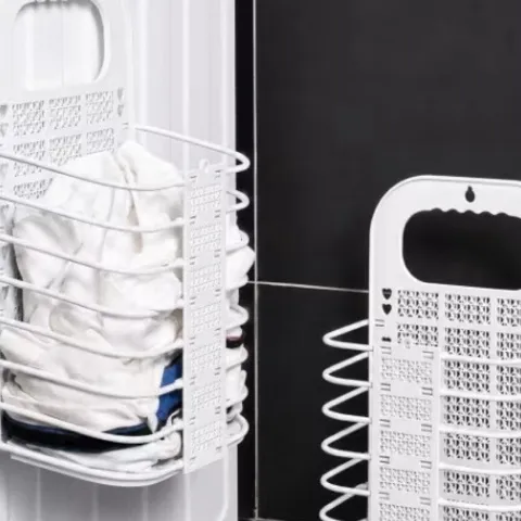 [ TẶNG MÓC TREO] Combo 2 giỏ đựng đồ gấp gọn thông minh , giỏ treo tường đựng quần áo đồ dùng nhà tắm