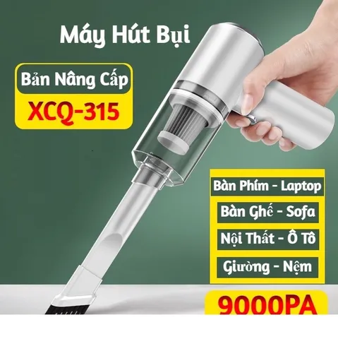 Máy hút bụi cầm tay Mini - Máy hút không dây lực hút siêu mạnh sử dụng pin sạc, dùng hút bụi ô tô-