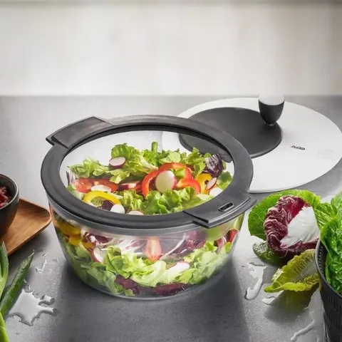 Rổ quay rau Gefu Rotare Set Salad Spinner + Stay-fresh Lid 00182