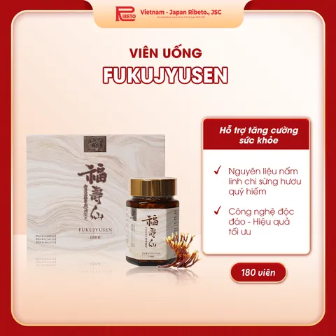 FUKUJYUSEN - Viên uống Phòng và hỗ trợ đtri UT, Nhật Bản Lọ 180 viên