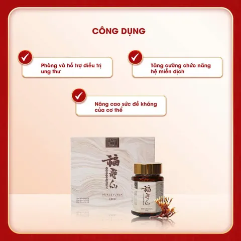 FUKUJYUSEN - Viên uống Phòng và hỗ trợ đtri UT, Nhật Bản Lọ 180 viên