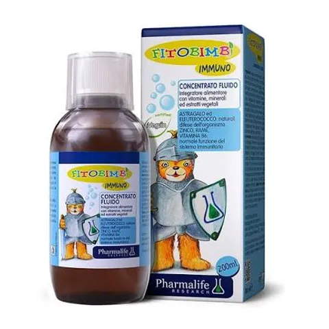 Fitobimbi IMMUNO Bổ Sung Vitamin Và Khoáng Chất Giúp Tăng Cường Sức Khoẻ Cho Trẻ Hộp 200ml Hàng Công Ty Chính Hãng