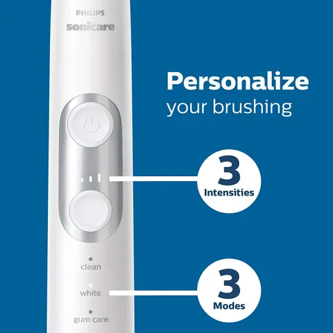 Bàn Chải Điện Philips Sonicare 6100 Chính Hãng - Công Nghệ Sonic 62.000 Lần Rung/Phút, Bảo Vệ Nướu Hiệu Quả