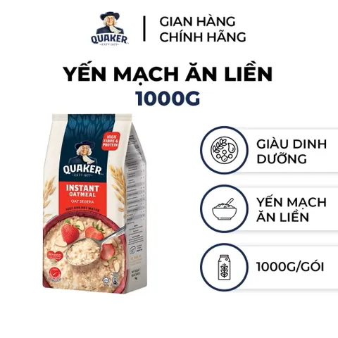 YẾN MẠCH ĂN LIỀN QUAKER INSTANT OATMEAL 1KG