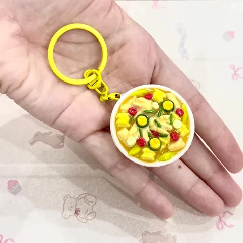 Móc khoá lưu niệm món Chân gà sả tắc - món ăn Việt Nam