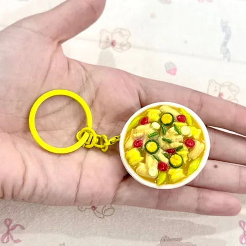 Móc khoá lưu niệm món Chân gà sả tắc - món ăn Việt Nam