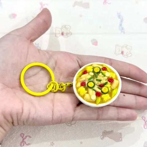 Móc khoá lưu niệm món Chân gà sả tắc - món ăn Việt Nam