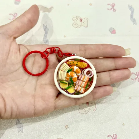 Móc khoá - Nam châm món Bún mắm - món ăn Việt Nam