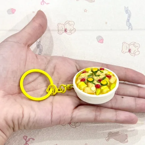 Móc khoá lưu niệm món Chân gà sả tắc - món ăn Việt Nam