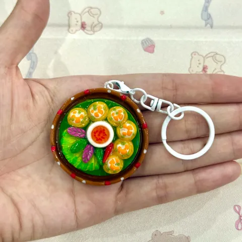 Móc khoá món Bánh khọt - món ăn Việt Nam