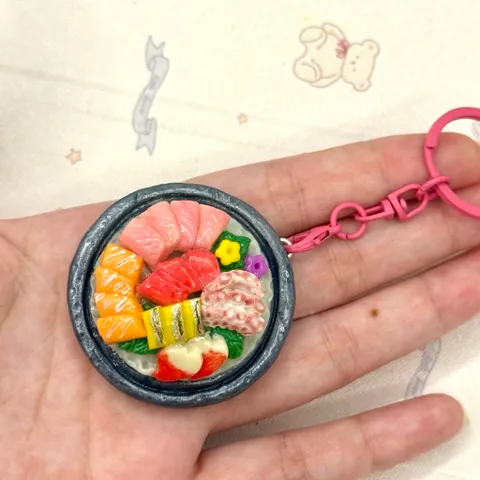 Nam châm - Móc khoá và Mô hình Sashimi - Ẩm thực Nhật Bản