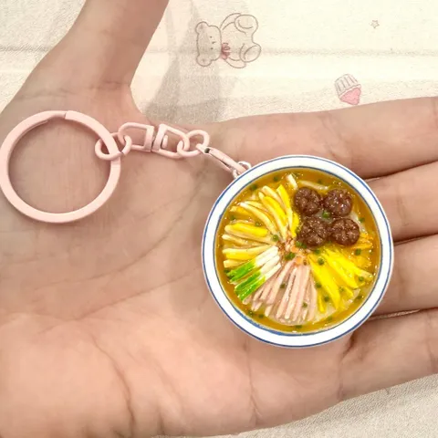 Móc khoá món Bún thang Hà Nội