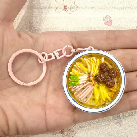 Móc khoá món Bún thang Hà Nội